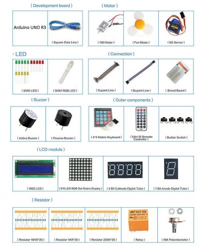 Купить комплект компонентов Arduino